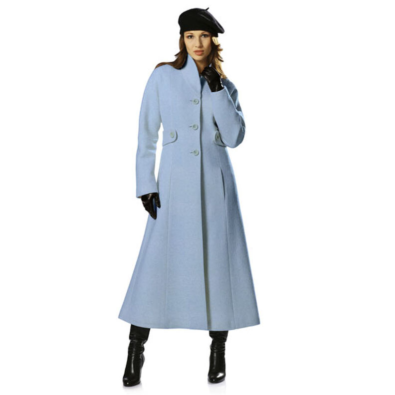 Loden de laine foulé – bleu clair,  image number 4
