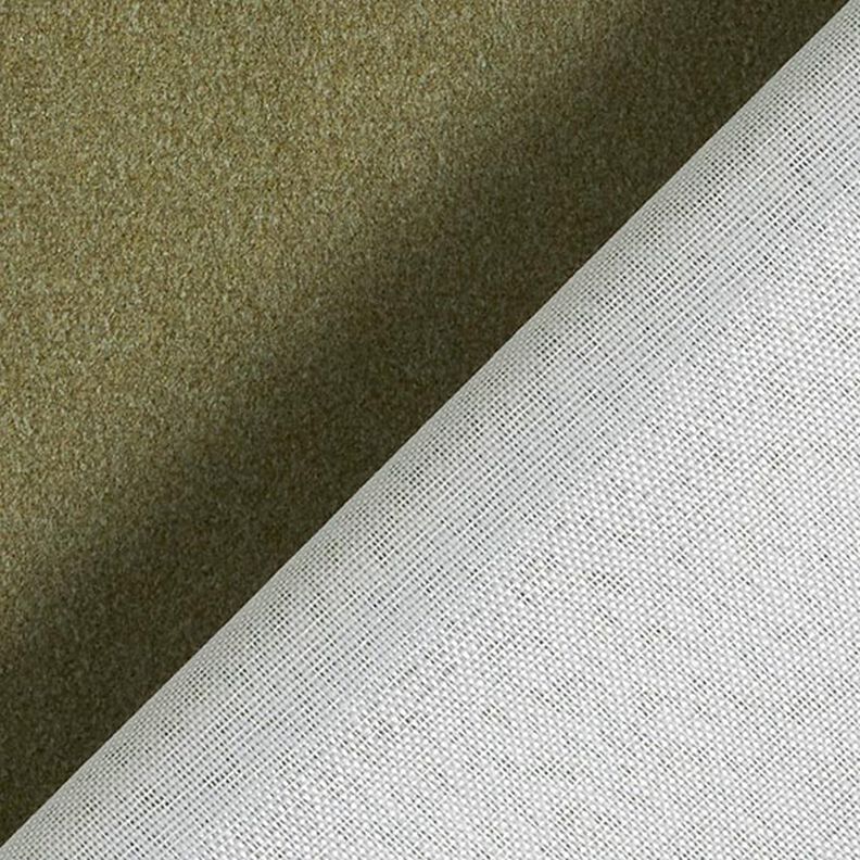 Tissu de capitonnage velours mat – olive,  image number 4
