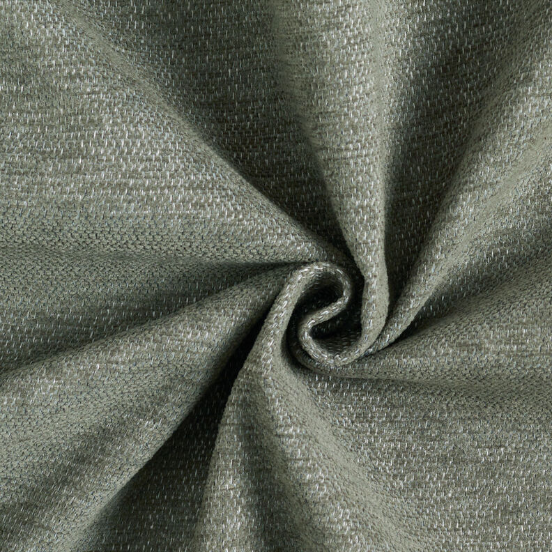 Tissu de revêtement Chenille Chiné – roseau/argent, image number 1