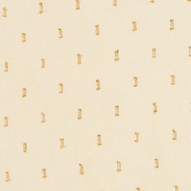 Tissu en viscose gouttes scintillantes – sable,  image number 1