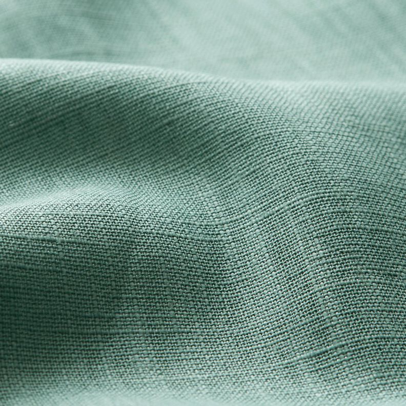 Tissu de lin en ramie mélangée medium – eucalyptus,  image number 2