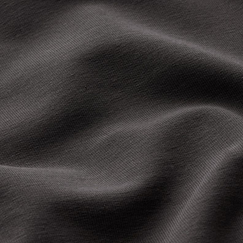 French Terry léger uni – gris pierre, image number 2