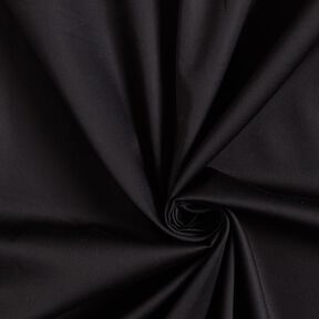 Satin de coton Uni – noir, 