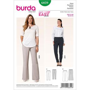 Pantalon / pantalon à enfiler, Burda 6859, 