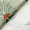Tissu de décoration Semi-panama Grandes fleurs – vert,  thumbnail number 4