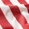 Tissu de décoration Canvas Rayures – rouge/blanc,  thumbnail number 2