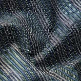 Tissu chemise Rayures larges et fines – bleu pigeon/gris clair, 