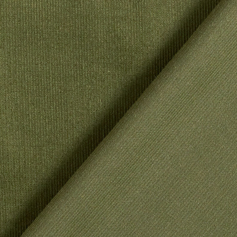 Velours milleraies Uni – olive foncé,  image number 4