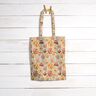 Tissu de décoration Gobelin Fleurs des champs – beige clair/carmin,  thumbnail number 7