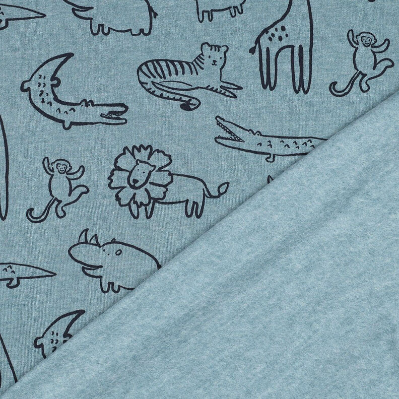 Sweatshirt Animaux de safari | by Poppy – bleu pigeon/anthracite,  image number 4