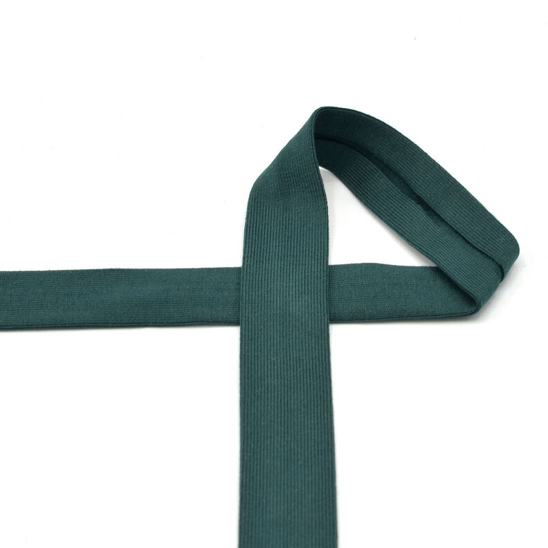 Biais Jersey coton [20 mm] – vert foncé,  image number 2