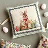 panneau décoratif Gobelin Joli lapin de Pâques – beige clair/menthe clair,  thumbnail number 5