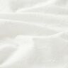 Dentelle brodée zarte Blümchen – blanc,  thumbnail number 2