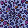 Sweatshirt gratté Cœurs multicolores | Poppy Fabrics – bleu acier,  thumbnail number 3