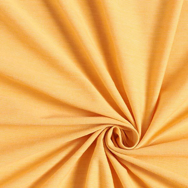 GOTS Jersey simple coton-laine fine rayures | Albstoffe – curry, image number 1