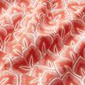 Tissu en coton Cretonne Feuilles abstraites – terre cuite/ivoire,  thumbnail number 2