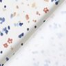 GOTS Jersey coton Impression numérique de pois à l’aquarelle – blanc/indigo,  thumbnail number 4