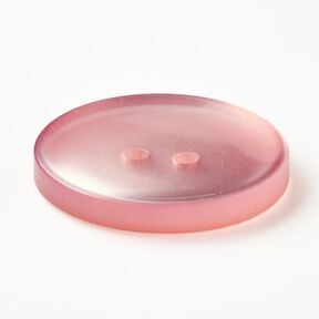 Bouton 2 trous brillant [Ø 25 mm] – rose, 