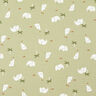 Tissu double gaze de coton Bébés éléphants – pistache,  thumbnail number 1