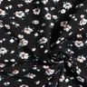 Tissu en viscose Pluie de fleurs – noir,  thumbnail number 3