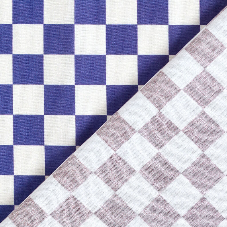GOTS Popeline coton Motif damiers avec dégradé de couleurs | TCC x LOOKS by Wolfgang Joop –,  image number 6