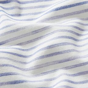 Jersey coton Rayures aquarelle Impression numérique – ivoire/mauve | Reste 90cm, 