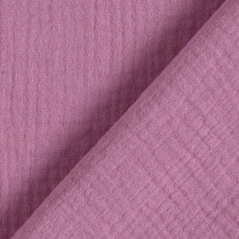 Tissu double gaze de coton – mauve,  image number 4