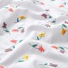 Batiste de coton fin Fleurs brodées | Poppy Fabrics – blanc/orange néon,  thumbnail number 2