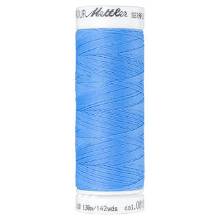 Fil à coudre Seraflex pour coutures élastiques (0818) | 130 m | Mettler – bleu acier, 