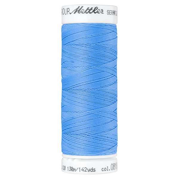 Fil à coudre Seraflex pour coutures élastiques (0818) | 130 m | Mettler – bleu acier,  image number 1