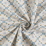 Tissu en coton Cretonne Carreaux arrondis – bleu,  thumbnail number 3