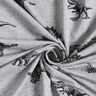 French Terry Sweat d’été Dinosaures – argent/noir,  thumbnail number 3