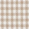 Tissu pour manteau en coton Carreaux – blanc/beige foncé,  thumbnail number 1