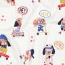 Jersey coton chien patineur Impression numérique | Poppy Fabrics – ivoire/or rose,  thumbnail number 2