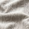 Jersey Jacquard Coton mélangé Rayures décorées – gris soie,  thumbnail number 2