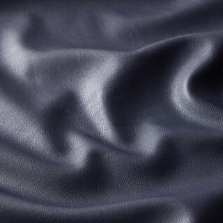 Similicuir stretch lisse – bleu marine, 
