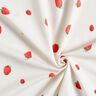 GOTS Jersey coton Fraises aquarelle Impression numérique – ivoire,  thumbnail number 3
