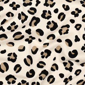 Sweatshirt gratté Imprimé lion | Poppy Fabrics – crème/anémone, 