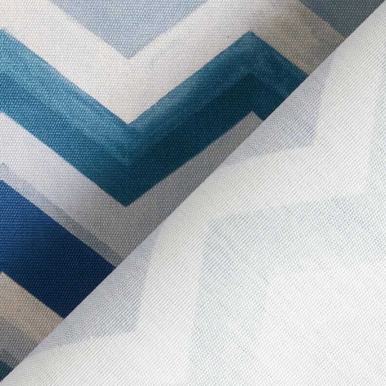Tissu d’extérieur Canvas Pointes – bleu, image number 4