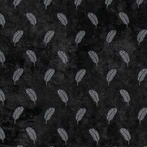 Velours Nicky Plumes – noir, 