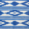 Coton enduit Rayures ethniques – bleu,  thumbnail number 1