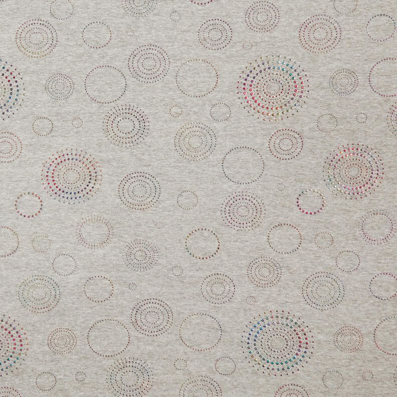 Polaire alpin Cercles de mandala en paillettes – argent/mélange de couleurs,  image number 1