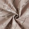 Tissu de décoration Semi-panama Rameaux en fleur – taupe,  thumbnail number 3