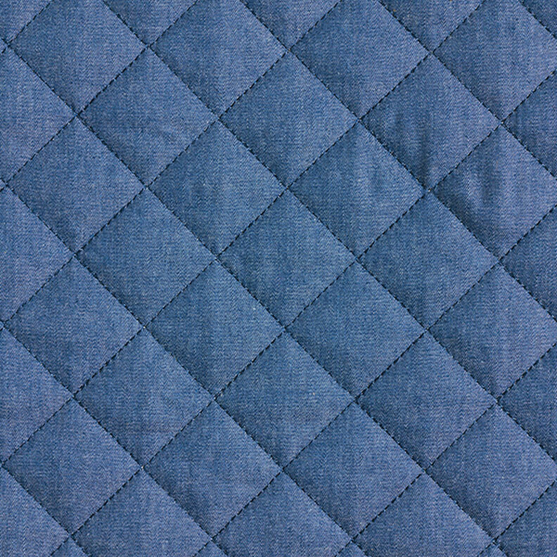 Tissu matelassé Jeans-Teddy – bleu acier,  image number 1
