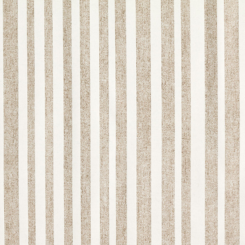 Coton enduit Rayures – beige,  image number 1