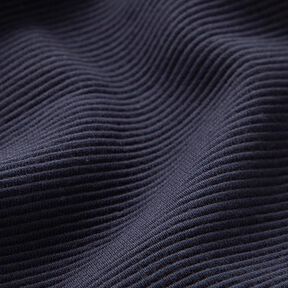 Jersey c&ocirc;tel&eacute; ottoman uni &ndash; bleu marine, 
