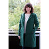 Tissu en polyester recyclé pour manteau – vert sapin,  thumbnail number 6