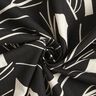 Tissu de décoration Panama Feuilles élégantes – noir/nature,  thumbnail number 3