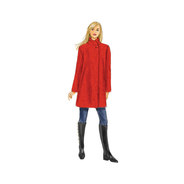 Manteau, Butterick 6107|32 - 40|42 - 50, image number 4
