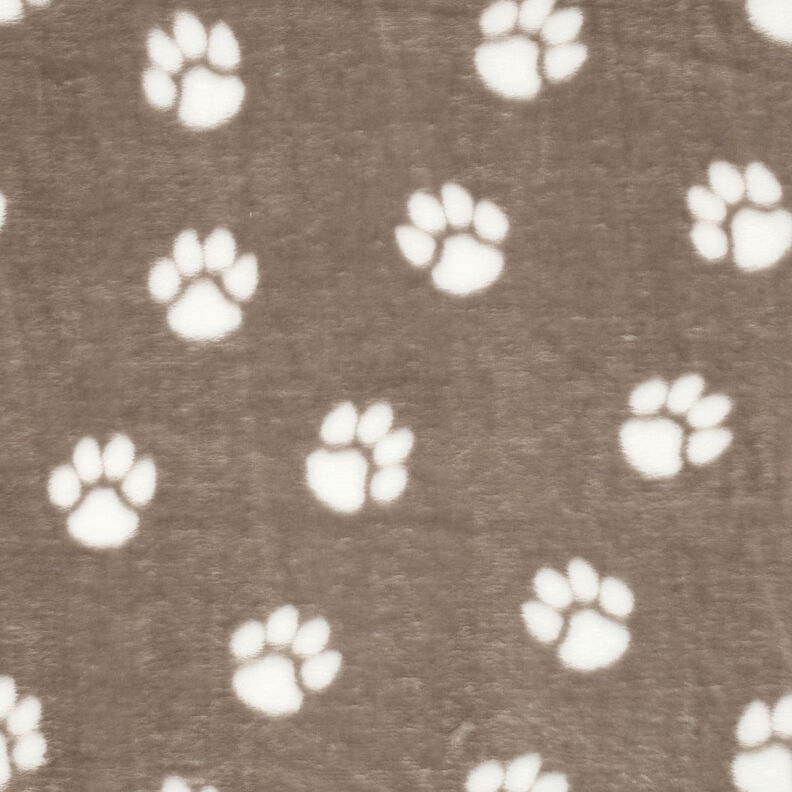 Polaire douillet Pattes d’animaux | by Poppy – taupe clair/ivoire,  image number 1